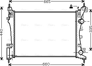 Ava Quality Cooling OLA2408 - Hladnjak, hladjenje motora www.molydon.hr