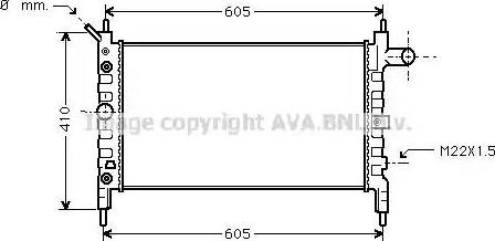 Ava Quality Cooling OLA2026 - Hladnjak, hladjenje motora www.molydon.hr