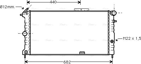 Ava Quality Cooling OLA2190 - Hladnjak, hladjenje motora www.molydon.hr