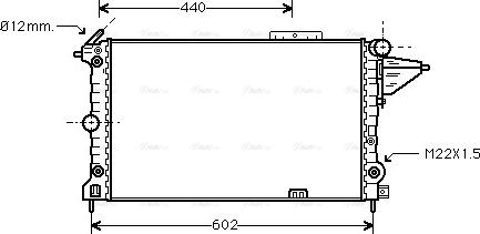 Ava Quality Cooling OLA2120 - Hladnjak, hladjenje motora www.molydon.hr