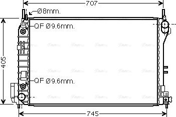 Ava Quality Cooling OLA2341 - Hladnjak, hladjenje motora www.molydon.hr