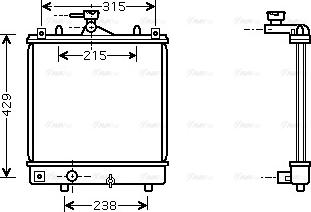 Ava Quality Cooling OLA2330 - Hladnjak, hladjenje motora www.molydon.hr