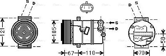 Ava Quality Cooling OL K494 - Kompresor, klima-Uređaj www.molydon.hr