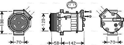 Ava Quality Cooling OLAK448 - Kompresor, klima-Uređaj www.molydon.hr