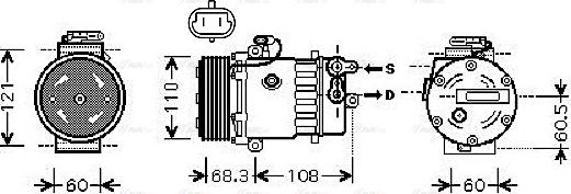 Ava Quality Cooling OL K464 - Kompresor, klima-Uređaj www.molydon.hr