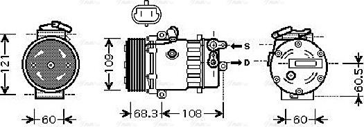 Ava Quality Cooling OL K466 - Kompresor, klima-Uređaj www.molydon.hr