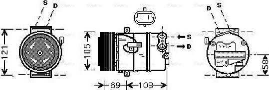 Ava Quality Cooling OL K438 - Kompresor, klima-Uređaj www.molydon.hr