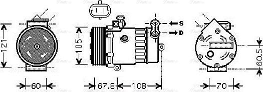 Ava Quality Cooling OLAK477 - Kompresor, klima-Uređaj www.molydon.hr