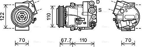 Ava Quality Cooling OLAK608 - Kompresor, klima-Uređaj www.molydon.hr