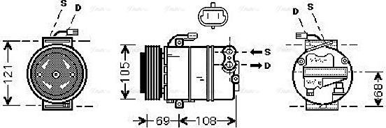 Ava Quality Cooling OL K358 - Kompresor, klima-Uređaj www.molydon.hr