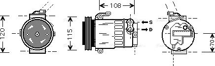 Ava Quality Cooling OLAK312 - Kompresor, klima-Uređaj www.molydon.hr