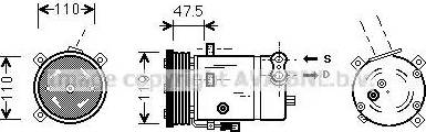 Ava Quality Cooling OL K277 - Kompresor, klima-Uređaj www.molydon.hr