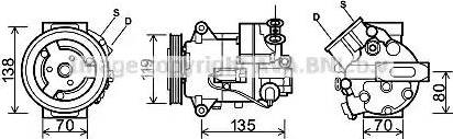 Ava Quality Cooling OL K495 - Kompresor, klima-Uređaj www.molydon.hr