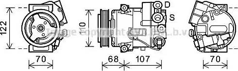 Ava Quality Cooling OLK594 - Kompresor, klima-Uređaj www.molydon.hr