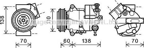 Ava Quality Cooling OLK607 - Kompresor, klima-Uređaj www.molydon.hr