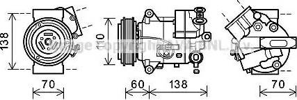 Ava Quality Cooling OLK616 - Kompresor, klima-Uređaj www.molydon.hr