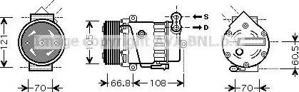 Ava Quality Cooling OL K389 - Kompresor, klima-Uređaj www.molydon.hr