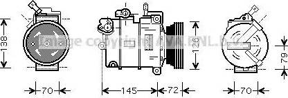 Ava Quality Cooling OL K376 - Kompresor, klima-Uređaj www.molydon.hr