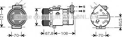 Ava Quality Cooling OL K377 - Kompresor, klima-Uređaj www.molydon.hr