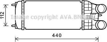 Ava Quality Cooling PE4361 - Intercooler, hladnjak www.molydon.hr