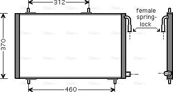 Ava Quality Cooling PE 5257 - Kondenzator, klima-Uređaj www.molydon.hr