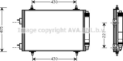 Ava Quality Cooling PE5209D - Kondenzator, klima-Uređaj www.molydon.hr