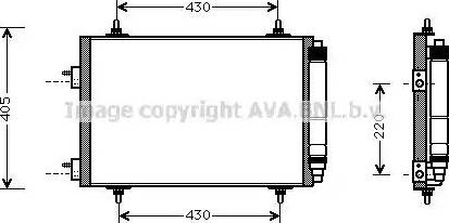 Ava Quality Cooling PE 5209 - Kondenzator, klima-Uređaj www.molydon.hr