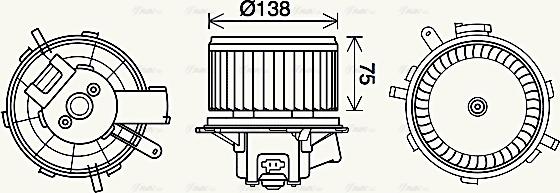 Ava Quality Cooling PE8406 - Ventilator kabine/unutrasnjeg prostora www.molydon.hr