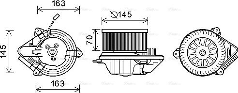 Ava Quality Cooling PE8510 - Ventilator kabine/unutrasnjeg prostora www.molydon.hr