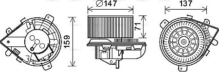 Ava Quality Cooling PE8380 - Ventilator kabine/unutrasnjeg prostora www.molydon.hr