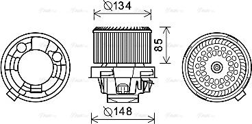 Ava Quality Cooling PE8374 - Ventilator kabine/unutrasnjeg prostora www.molydon.hr