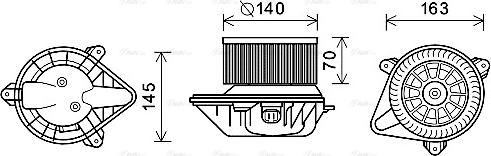 Ava Quality Cooling PE8375 - Ventilator kabine/unutrasnjeg prostora www.molydon.hr