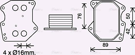 Ava Quality Cooling PE3400 - Uljni hladnjak, ulje za motor www.molydon.hr