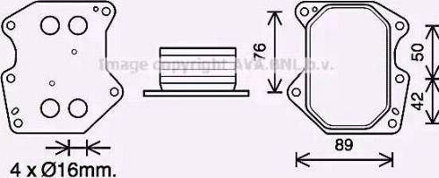 Ava Quality Cooling PE3399 - Uljni hladnjak, ulje za motor www.molydon.hr