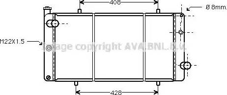 Ava Quality Cooling PE 2080 - Hladnjak, hladjenje motora www.molydon.hr