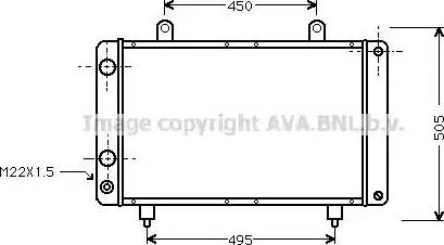 Ava Quality Cooling PE 2082 - Hladnjak, hladjenje motora www.molydon.hr