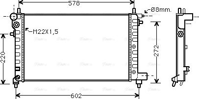 Ava Quality Cooling PE 2149 - Hladnjak, hladjenje motora www.molydon.hr