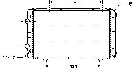 Ava Quality Cooling PE 2147 - Hladnjak, hladjenje motora www.molydon.hr