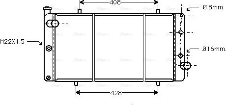 Ava Quality Cooling PE 2110 - Hladnjak, hladjenje motora www.molydon.hr