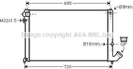 Ava Quality Cooling PE 2181 - Hladnjak, hladjenje motora www.molydon.hr