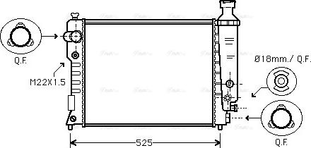 Ava Quality Cooling PE 2124 - Hladnjak, hladjenje motora www.molydon.hr