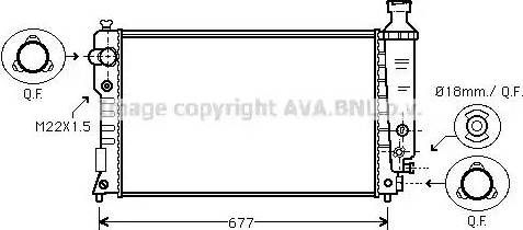 Ava Quality Cooling PE 2125 - Hladnjak, hladjenje motora www.molydon.hr