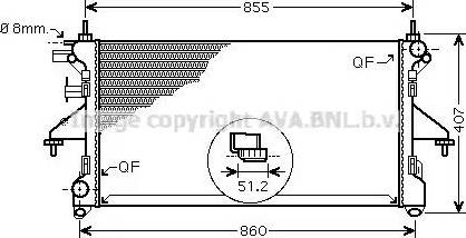 Ava Quality Cooling PE 2309 - Hladnjak, hladjenje motora www.molydon.hr