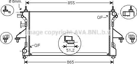 Ava Quality Cooling PE 2308 - Hladnjak, hladjenje motora www.molydon.hr