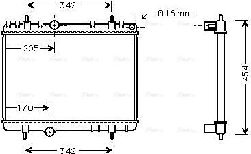 Ava Quality Cooling PE 2265 - Hladnjak, hladjenje motora www.molydon.hr