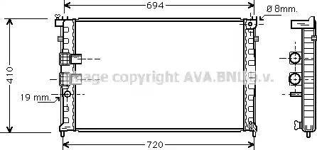 Ava Quality Cooling PE 2231 - Hladnjak, hladjenje motora www.molydon.hr