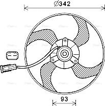 Ava Quality Cooling PE7557 - Ventilator, hladjenje motora www.molydon.hr