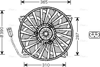 Ava Quality Cooling PE 7530 - Ventilator, hladjenje motora www.molydon.hr