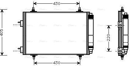 Ava Quality Cooling PEA5209D - Kondenzator, klima-Uređaj www.molydon.hr