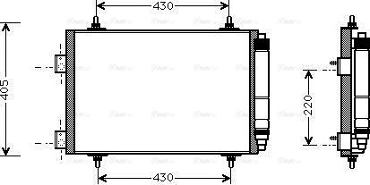 Ava Quality Cooling PEA5215D - Kondenzator, klima-Uređaj www.molydon.hr